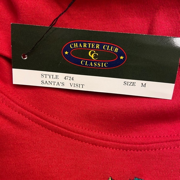 NWOT RED HOLIDAY TURTLENECK - Picture 4 of 7